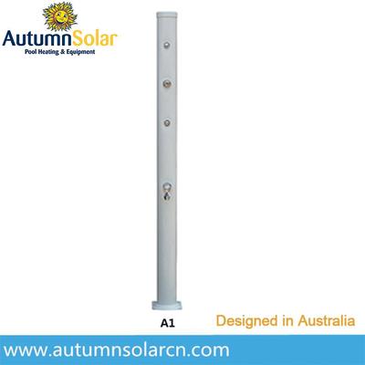 A1 Aluminum White Shower with Spray & Footwash Bruminator 20L